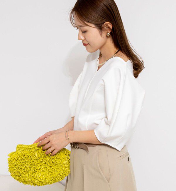 NOLLEY'S「【WEB限定】ウォッシャブルハートネックカットソー」|Tシャツ・カットソー|