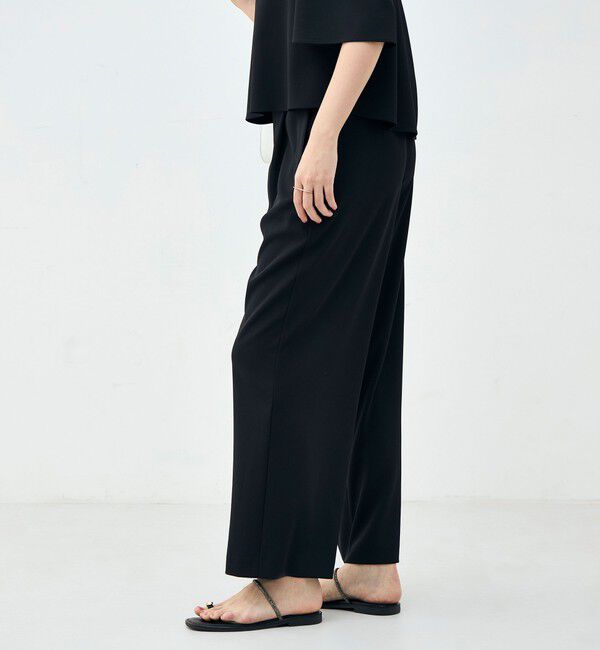 NOLLEY'S「《セットアップ対応》ウォッシャブルイージーツイルセミワイドパンツ」|その他|