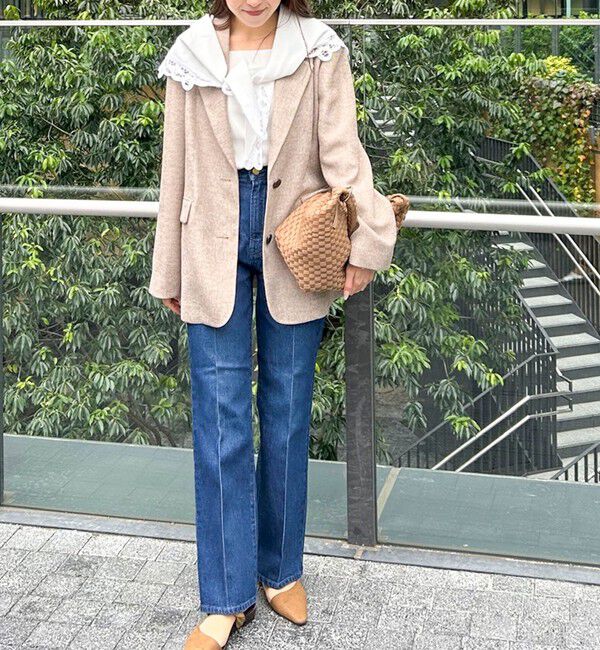 NOLLEY'S「ウォッシャブルカラミオーバージャケット」|テーラードジャケット|