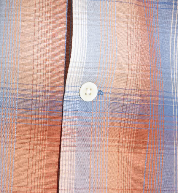 GLOSTER「【PENDLETON/ペンドルトン】オープンカラーシャツ 半袖シャツ 刺繍 ワンポイント チェック」|シャツ・ブラウス|