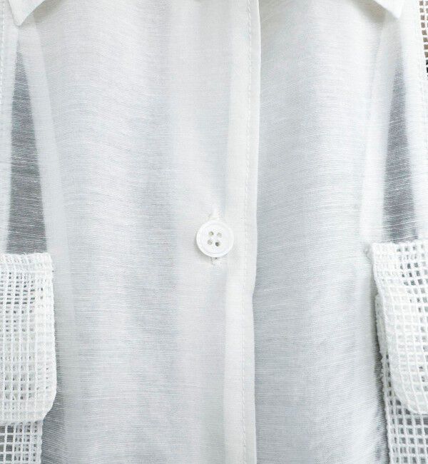 fredy emue「メッシュ切替シャツ」|シャツ・ブラウス|