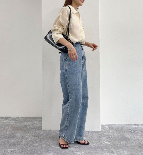 fredy emue「メッシュ切替シャツ」|シャツ・ブラウス|