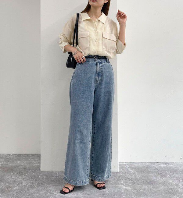 fredy emue「メッシュ切替シャツ」|シャツ・ブラウス|