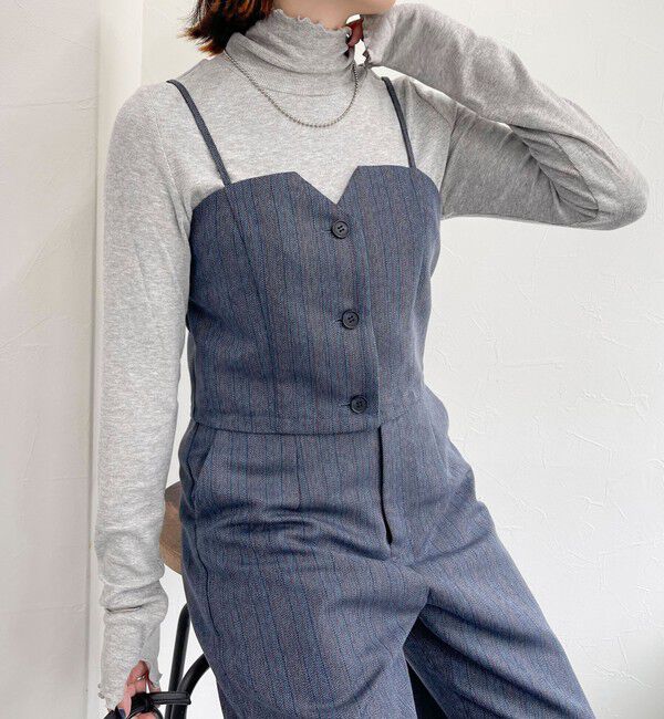 fredy emue「ヘリンボーンキャミビスチェ」|キャミソール|