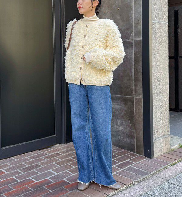 fredy emue「ニットフリンジカーディガン」|カーディガン|