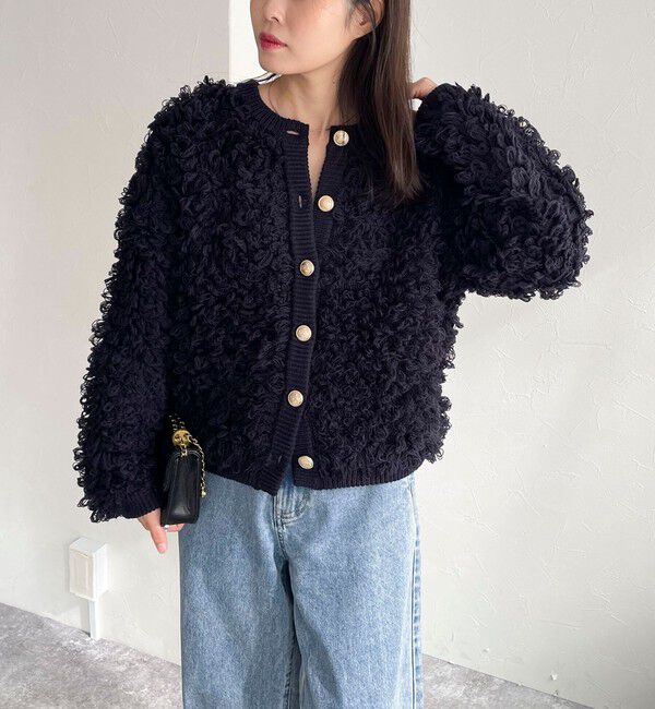 fredy emue「ニットフリンジカーディガン」|カーディガン|