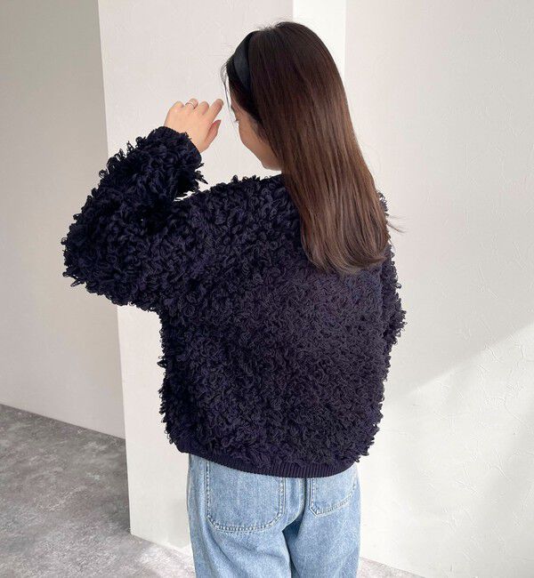 fredy emue「ニットフリンジカーディガン」|カーディガン|