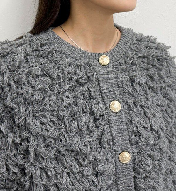 fredy emue「ニットフリンジカーディガン」|カーディガン|