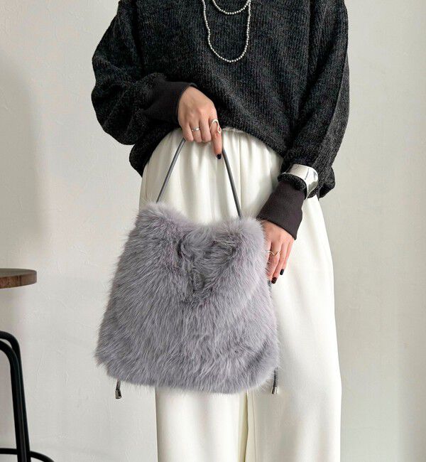 fredy emue「エコファースクエアワンショルバック」|ハンドバッグ|