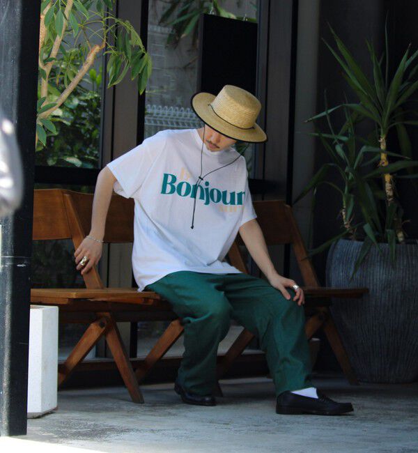 GLOSTER「【GLOSTER】CODE LONG BRIM STRAW HAT ハット 麦わら カンカン帽」|ハット|