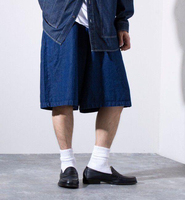 GLOSTER「【GLOSTER/グロスター】8オンスデニム ワイドショートパンツ ハーフパンツ」|その他|