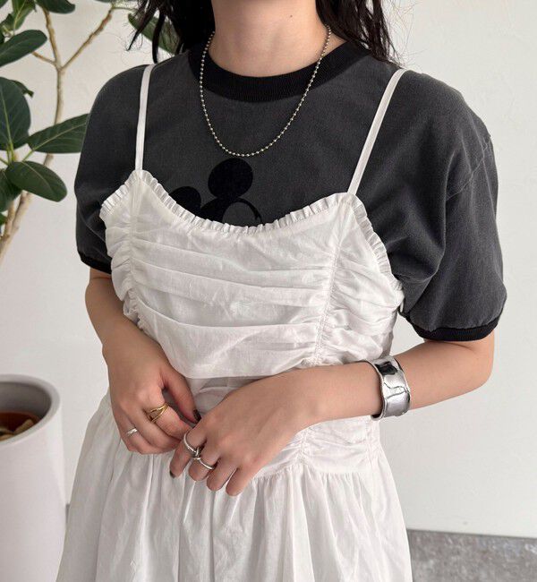 fredy emue「ギャザーキャミソールビスチェ」|キャミソール|