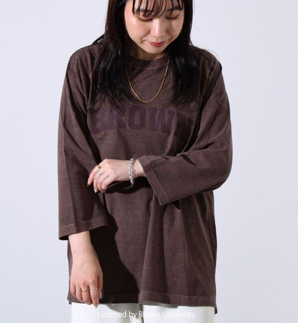 GLOSTER「【GOOD ROCK SPEED】カレッジロゴ ラグランTシャツ 7分袖」|Tシャツ・カットソー|