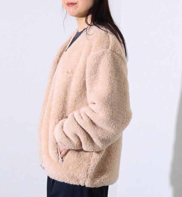 GLOSTER「【KELTY&times;GLOSTER】別注 シャギーフリース ジップカーディガン」|カーディガン|