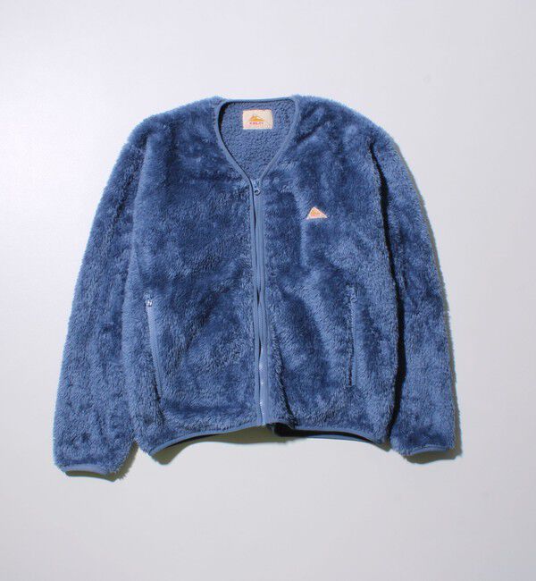 GLOSTER「【KELTY&times;GLOSTER】別注 シャギーフリース ジップカーディガン」|カーディガン|ブルー