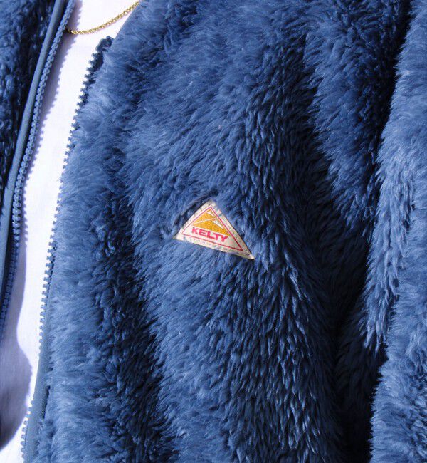 GLOSTER「【KELTY&times;GLOSTER】別注 シャギーフリース ジップカーディガン」|カーディガン|