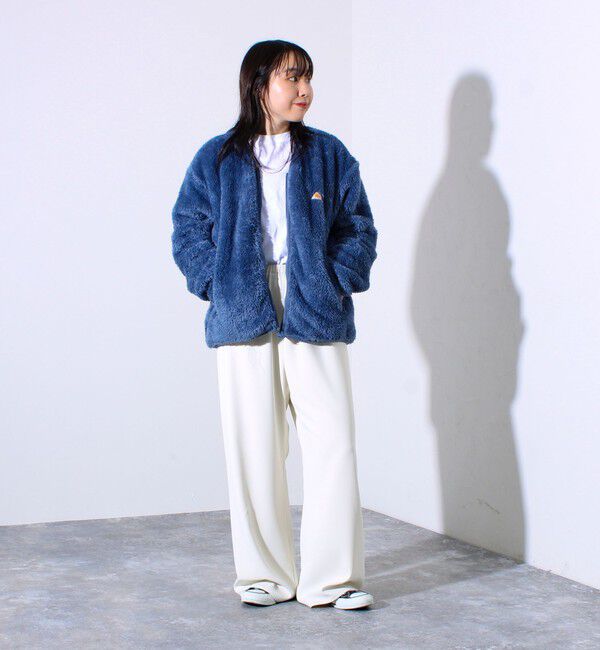 GLOSTER「【KELTY&times;GLOSTER】別注 シャギーフリース ジップカーディガン」|カーディガン|