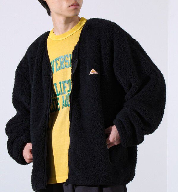 GLOSTER「【KELTY&times;GLOSTER】別注 シャギーフリース ジップカーディガン」|カーディガン|
