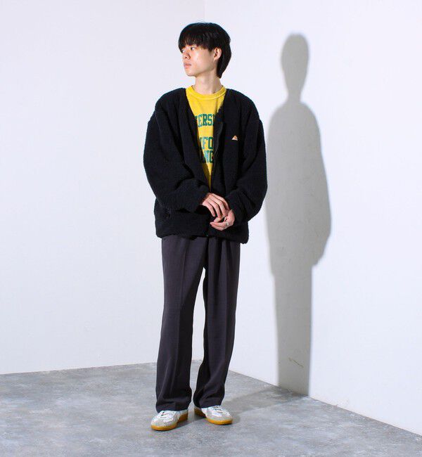 GLOSTER「【KELTY&times;GLOSTER】別注 シャギーフリース ジップカーディガン」|カーディガン|