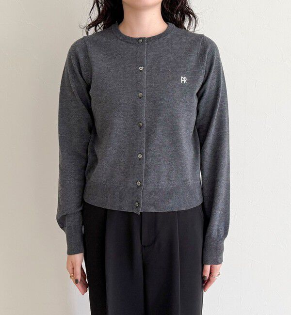 fredy emue「FR刺繍ベーシックカーディガン」|カーディガン|