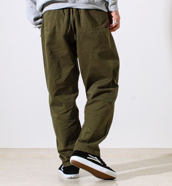GLOSTER「【GRAMICCI】LOOSE TAPERED RIDGE PANT ルーズテーパードリッジパンツ」|チノ|