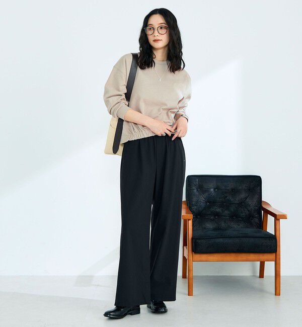 fredy emue「裾インゴムブークレープルオーバー」|Tシャツ・カットソー|