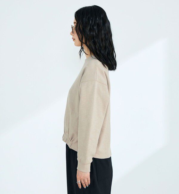 fredy emue「裾インゴムブークレープルオーバー」|Tシャツ・カットソー|