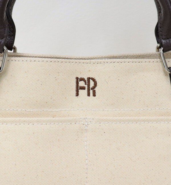 fredy emue「FRレザーハンドルキャンバストートバッグ」|ショルダー・メッセンジャー|