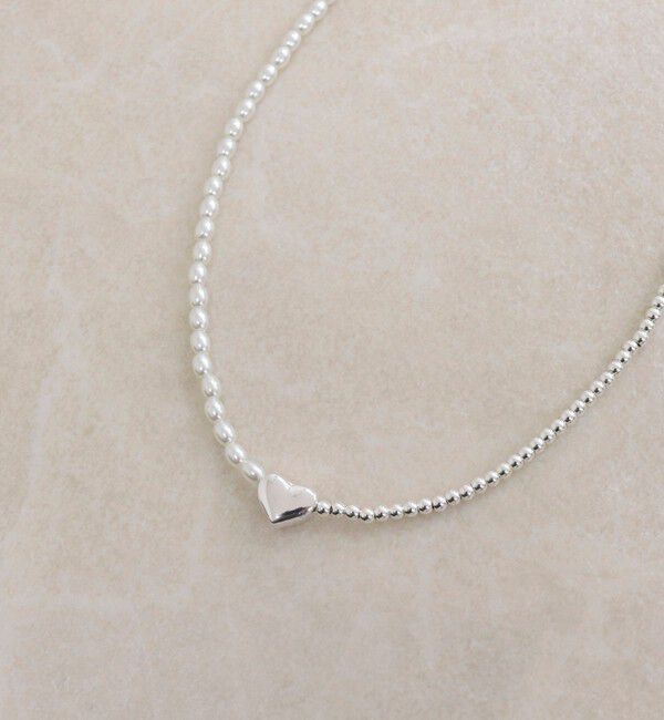 fredy emue「ハートトップバイカラーネックレス」|ネックレス|