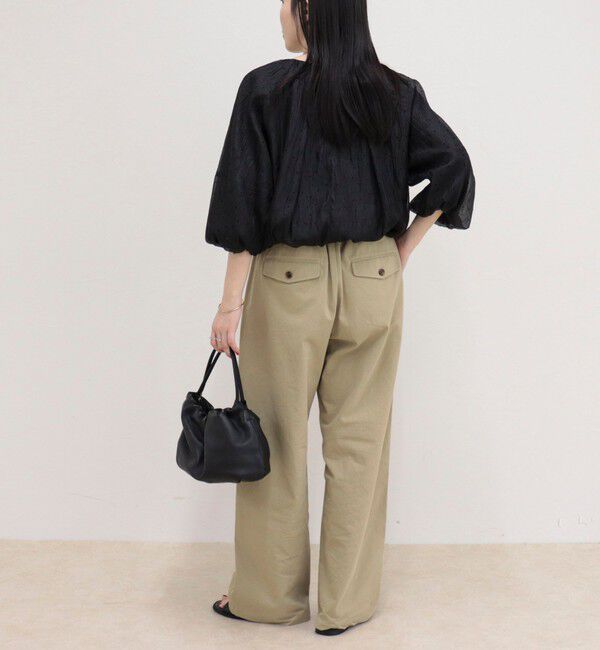 fredy emue「バルーンギャザーブラウス」|シャツ・ブラウス|