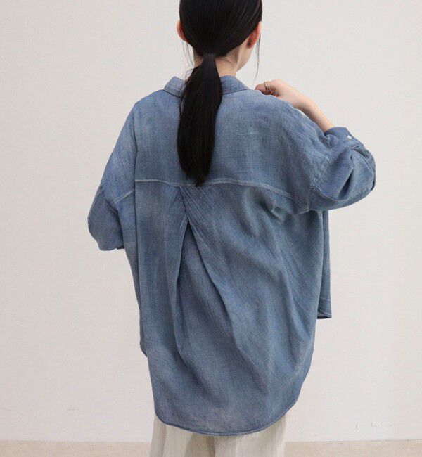 fredy emue「コットンボイルシアーデニムシャツ」|シャツ・ブラウス|