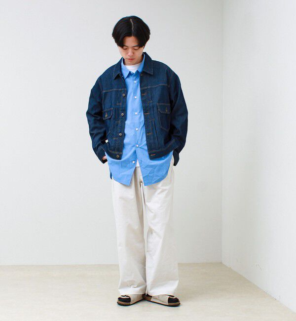 GLOSTER「【軽量ストレッチ】メッシュデニム3rdタイプジャケット」|デニムジャケット|