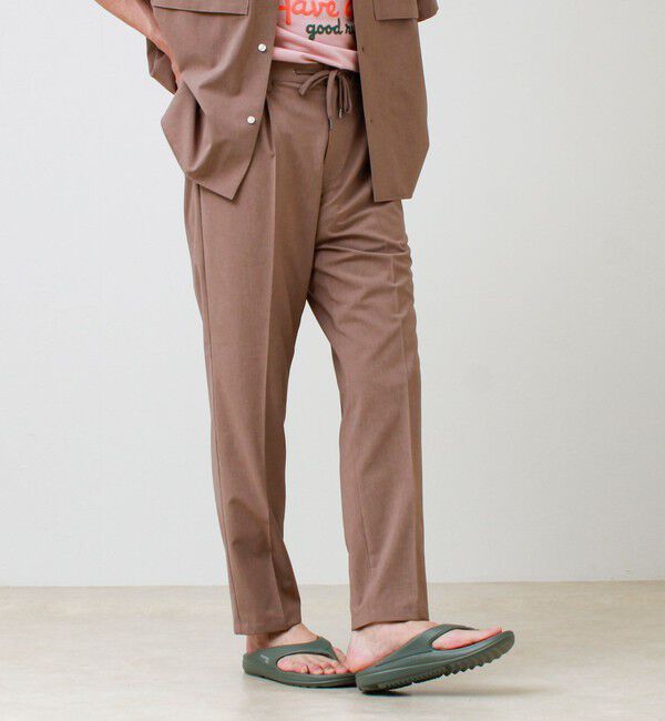 GLOSTER「【COOLMAX/セットアップ着用可能/S～XL展開】ポリトロイージーパンツ」|チノ|