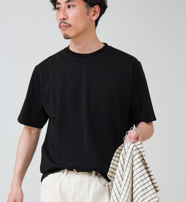 GLOSTER「【抗菌防臭/ビジカジ対応】ポンチ素材 ジャケＴ」|Tシャツ・カットソー|