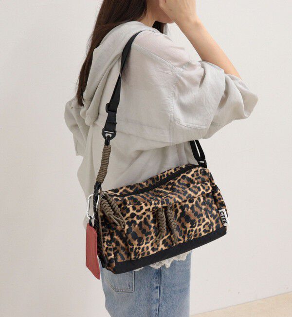 fredy emue「【CONTROL FREAK】撥水クロス配色コードショルダーバッグ」|ショルダー・メッセンジャー|ブラウン系その他