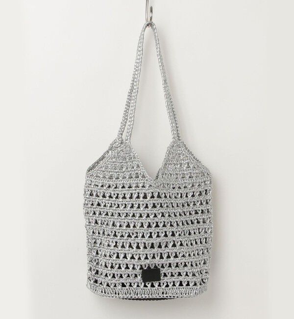 fredy emue「手編みメタリックマクラメトートバッグ」|トートバッグ|