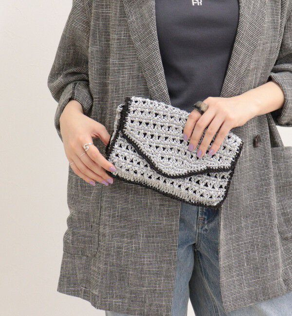 fredy emue「手編みマクラメチェーンポシェット」|ショルダー・メッセンジャー|