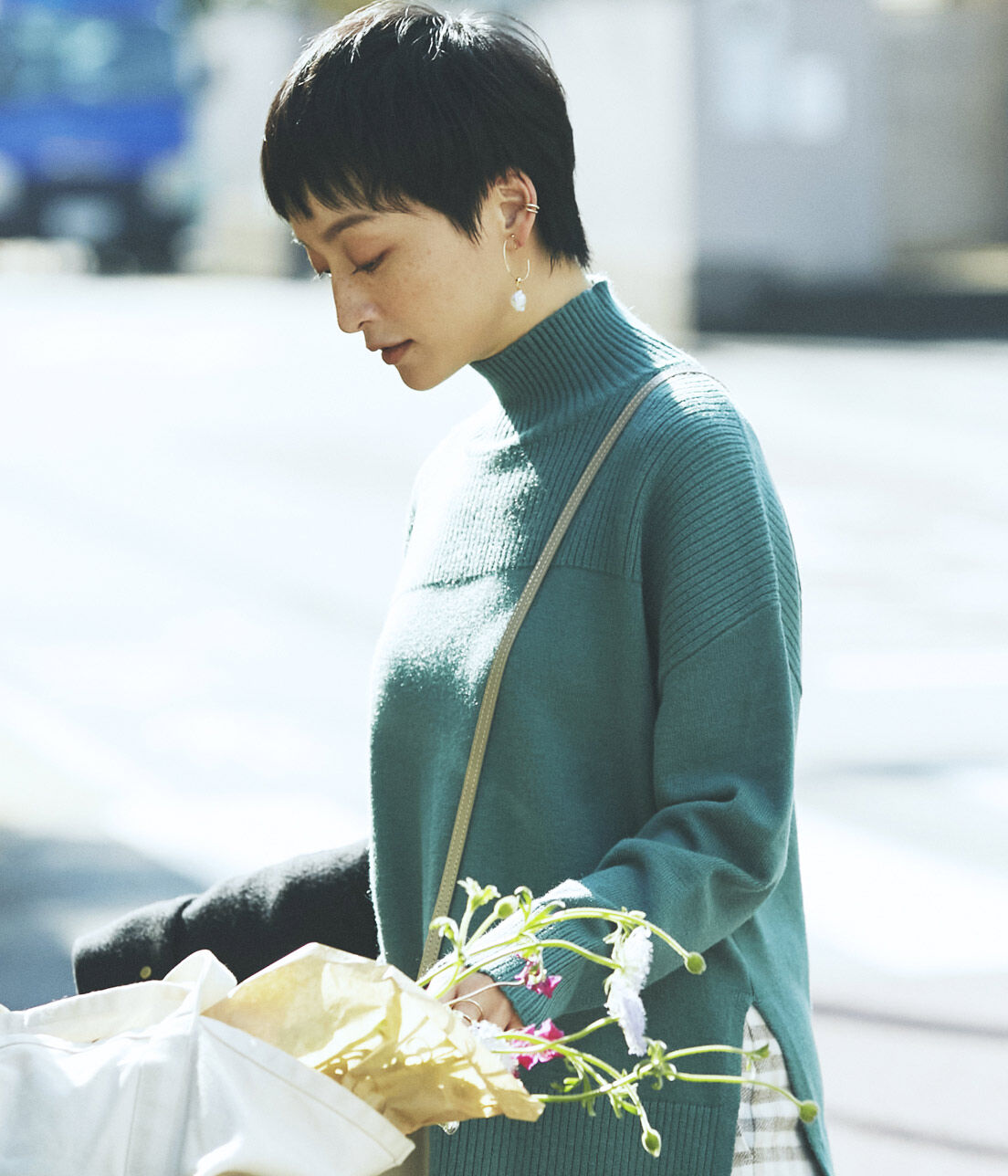 SALON adam et rope'「【SALONオリジナルBOX付き】14KGFフープピアス」|ピアス|