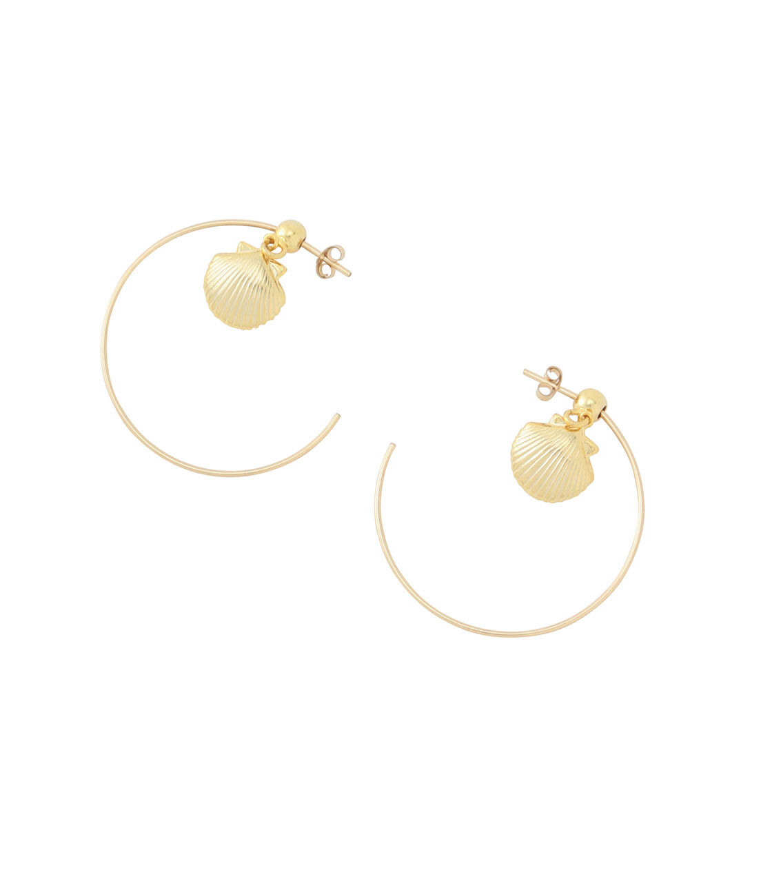 SALON adam et rope'「【SALONオリジナルBOX付き】14KGFフープピアス」|ピアス|