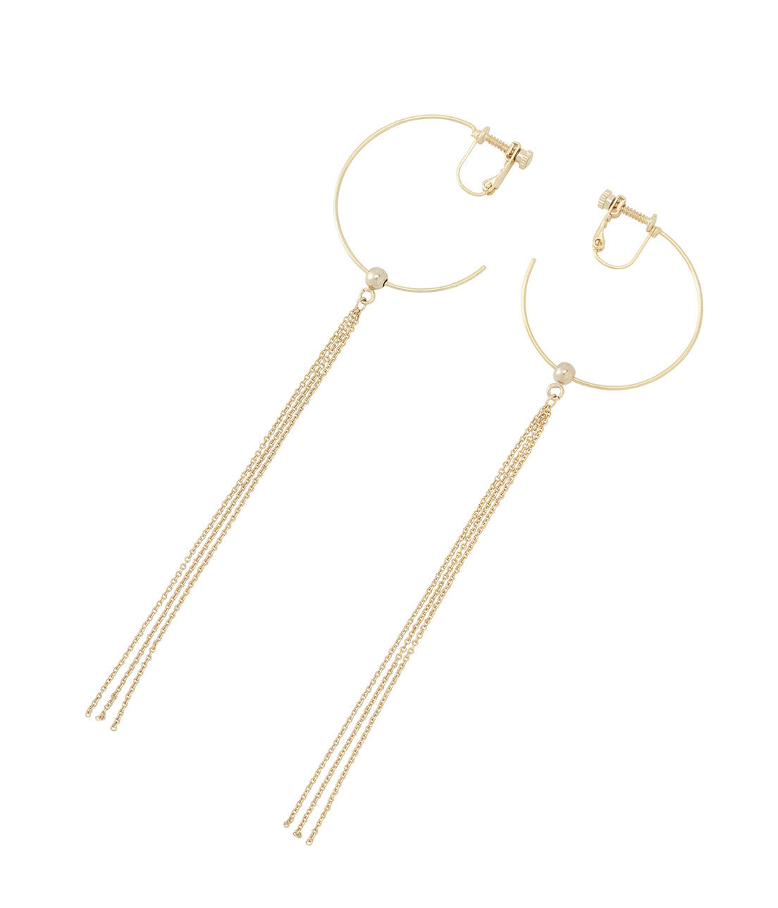 SALON adam et rope'「【SALONオリジナルBOX付き】14KGFフープイヤリング」|イヤリング|