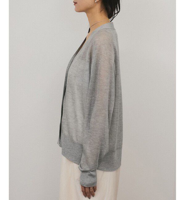 SALON adam et rope'「ブライトシアーカーディガン」|カーディガン|