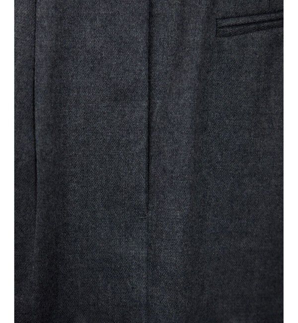 SALON adam et rope'「ウールタックワイドパンツ / セットアップ対応」|スラックス|