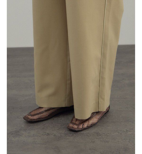 SALON adam et rope'「【Americana（アメリカーナ） for SALON】ワイドパンツ/セットアップ対応」|チノ|