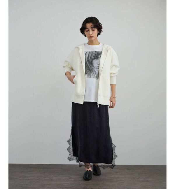 SALON adam et rope'「【COUTURE D'ADAM（クチュール ド アダム）】Jane / mono フォトT」|Tシャツ・カットソー|
