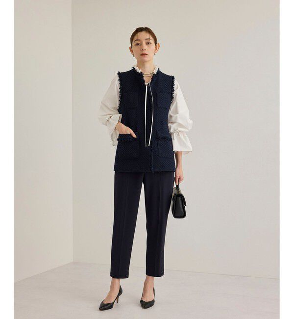 ROPE「ミックスツイードジレベスト」|ベスト・ジレ|