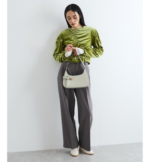 VIS「【洗える】ベロアシャーリングプルオーバー」|Tシャツ・カットソー|