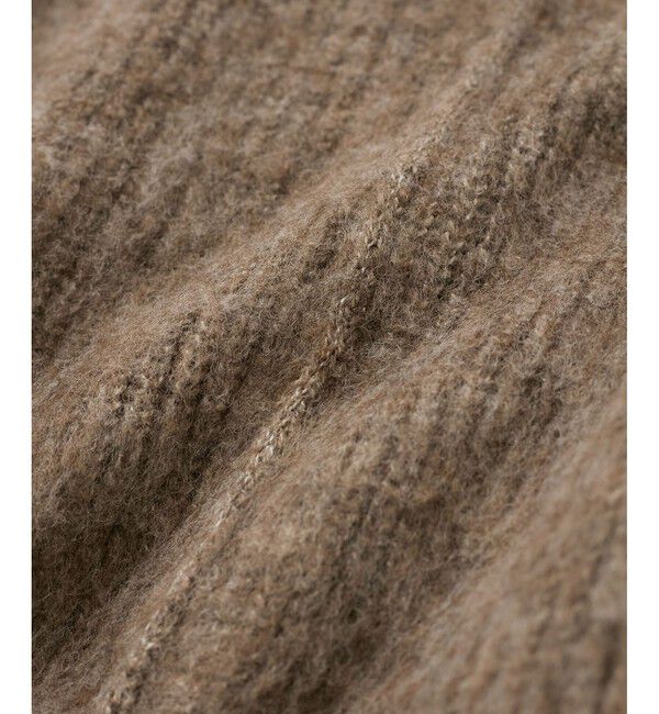 VIS「パールボタンVネック片畦ニットカーディガン」|カーディガン|