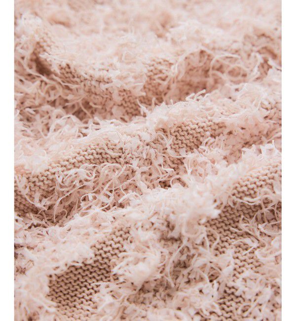 VIS「リボンヤーンフリンジニットプルオーバー」|ニット・セーター|