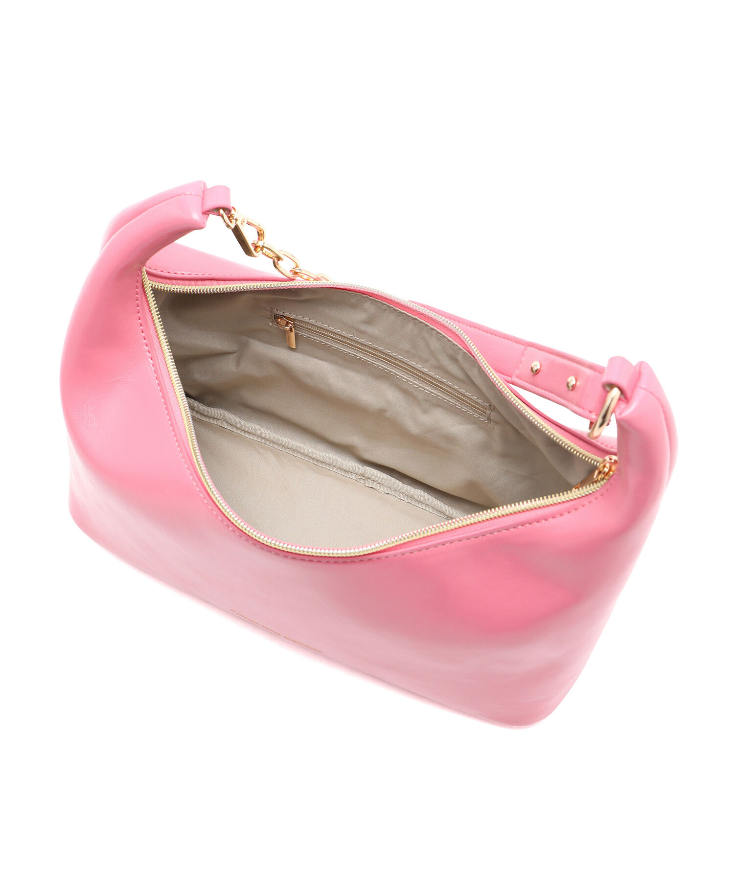 ROPE PICNIC PASSAGE「リンクルエナメルワイドワンショルダー＆クラッチバッグ」|ショルダー・メッセンジャー|