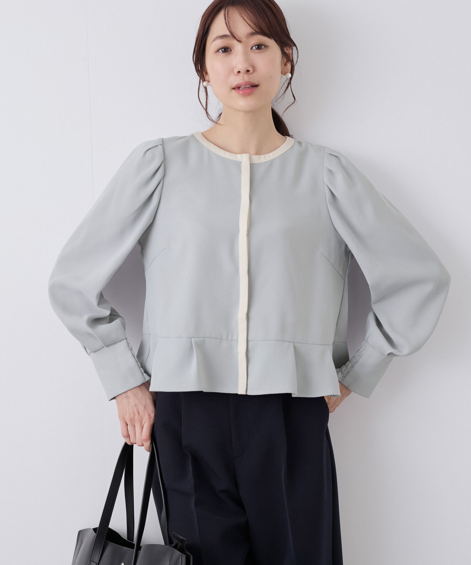 Rope&rsquo;Picnic「ジャケットみたいに着れるブラウス」|シャツ・ブラウス|